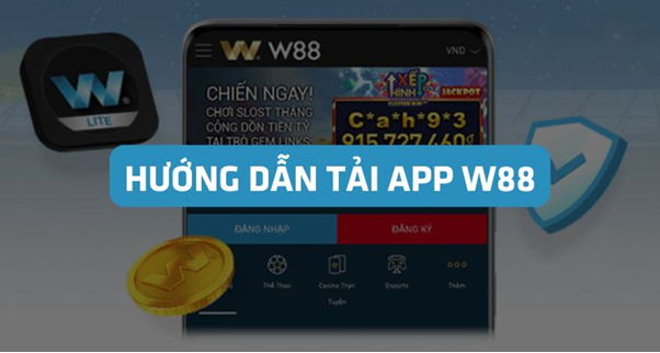 hướng dẫn tải app W88